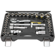 32 Parça 1/2" Altı ve 12 Köşe CR-V Lokma Seti